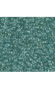 Miyuki rocailles Perlen 11/0 - Transparent sea foam luster 11-2445